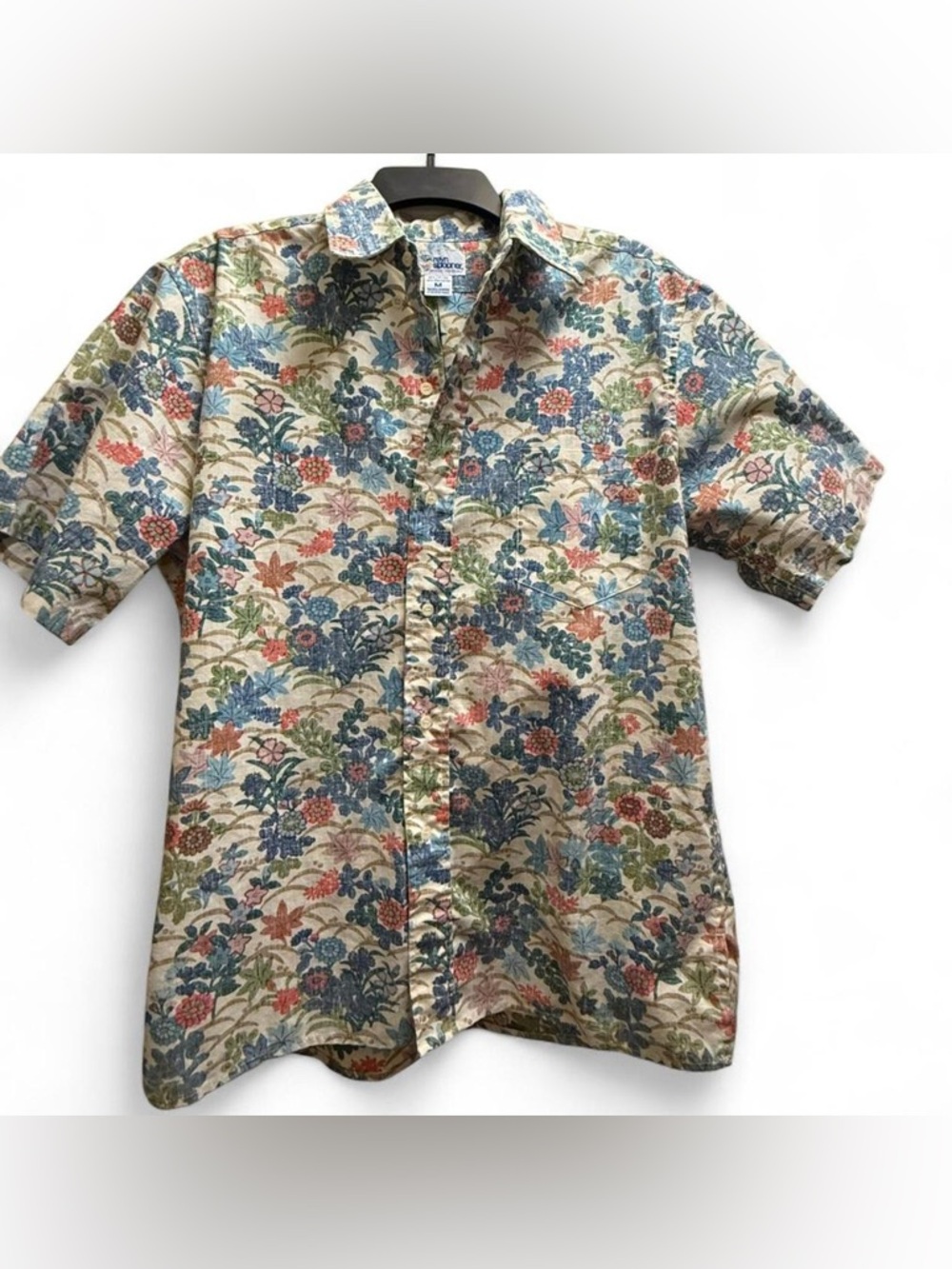reyn spooner Floral Button-Down Shirt in Blue, Green, Rust, Cream